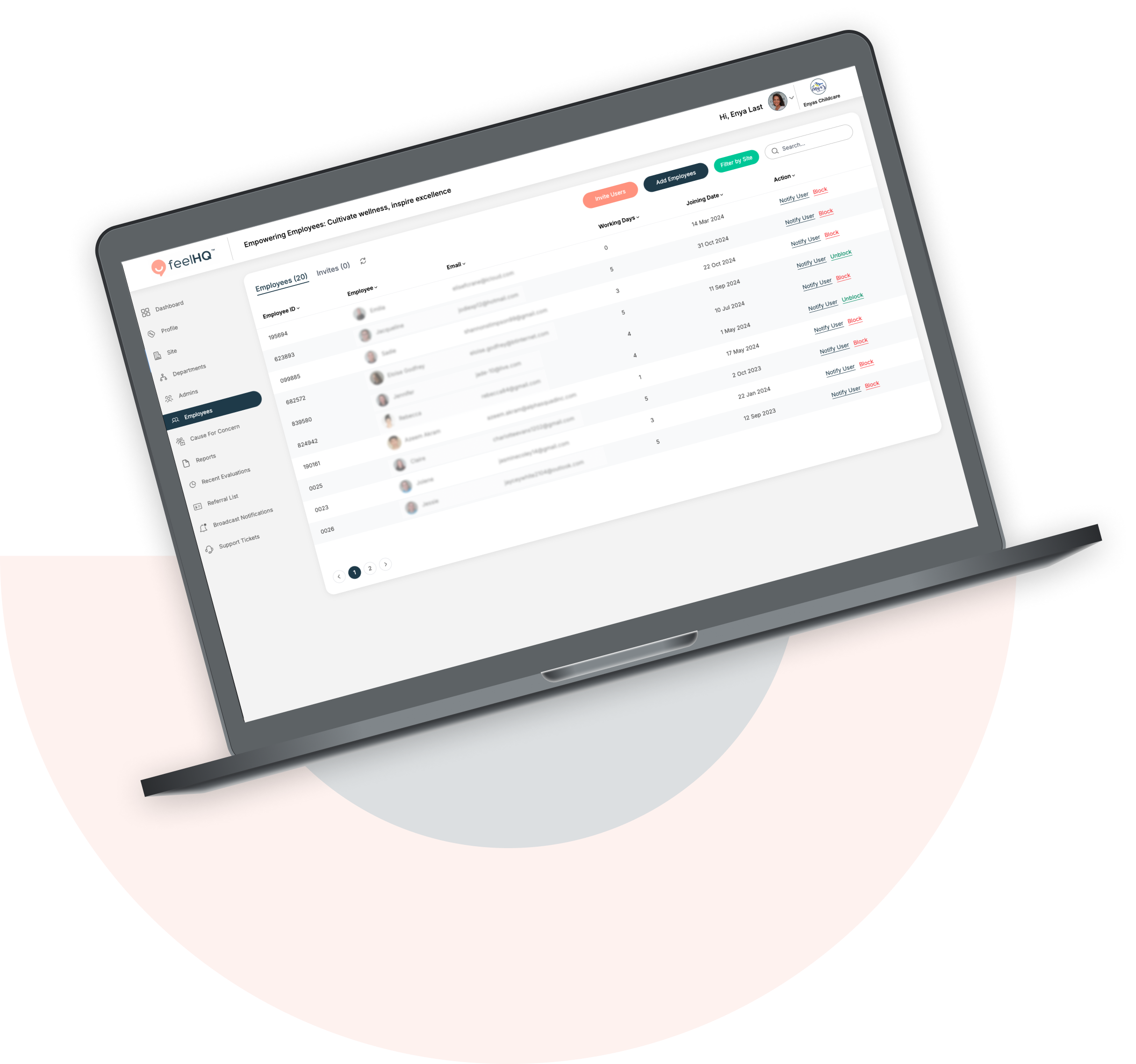 manage employee record